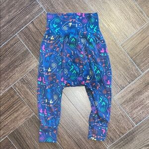 Frugi Vibrant Chameleon Patterned Kids Joggers Sz 18-24M